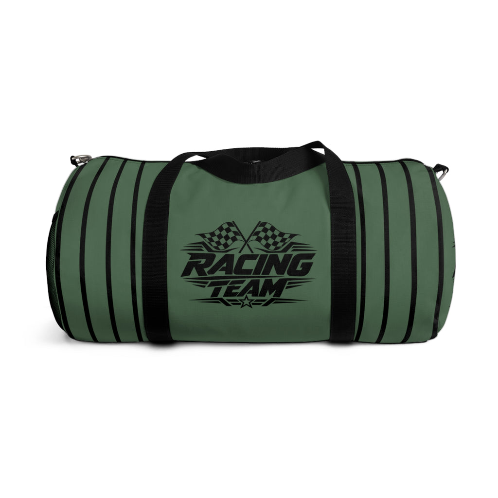 Racing Team Duffel Bag – Olive Green Motorsport Design