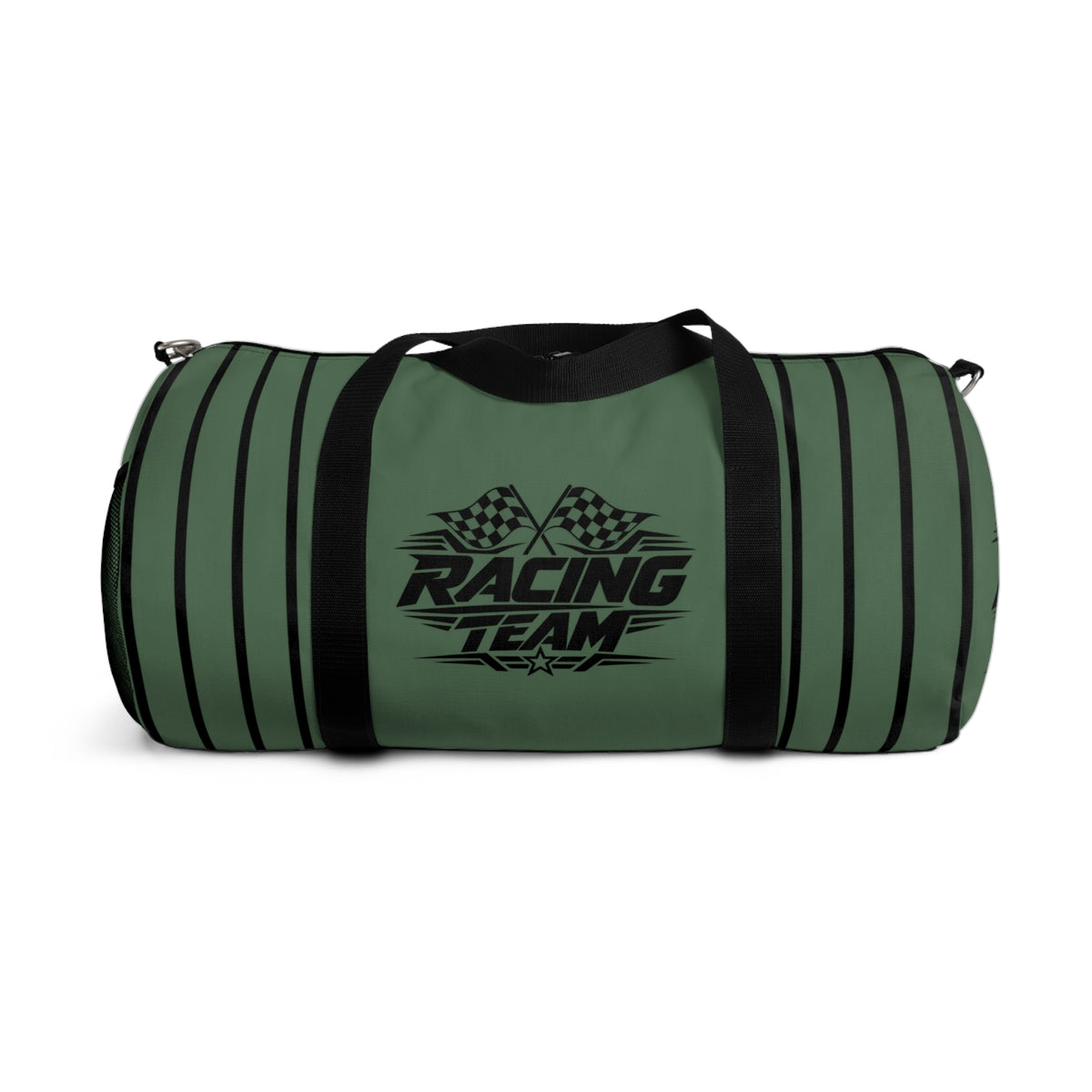 Racing Team Duffel Bag – Olive Green Motorsport Design