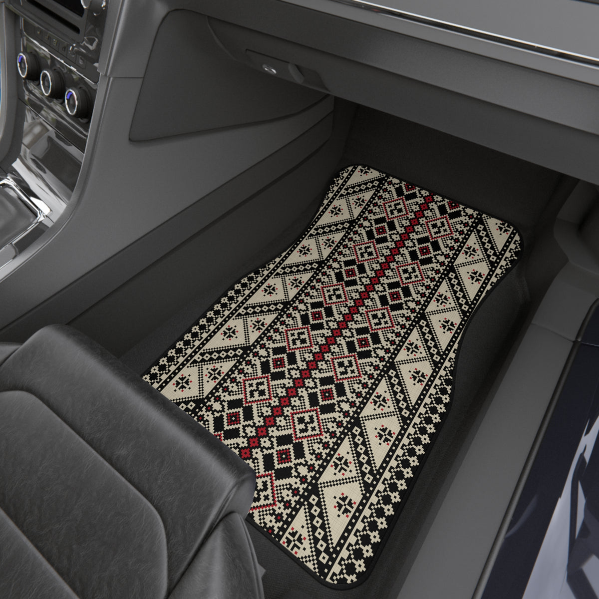 Southwestern Geometric Car Floor Mats – 4-Piece Set