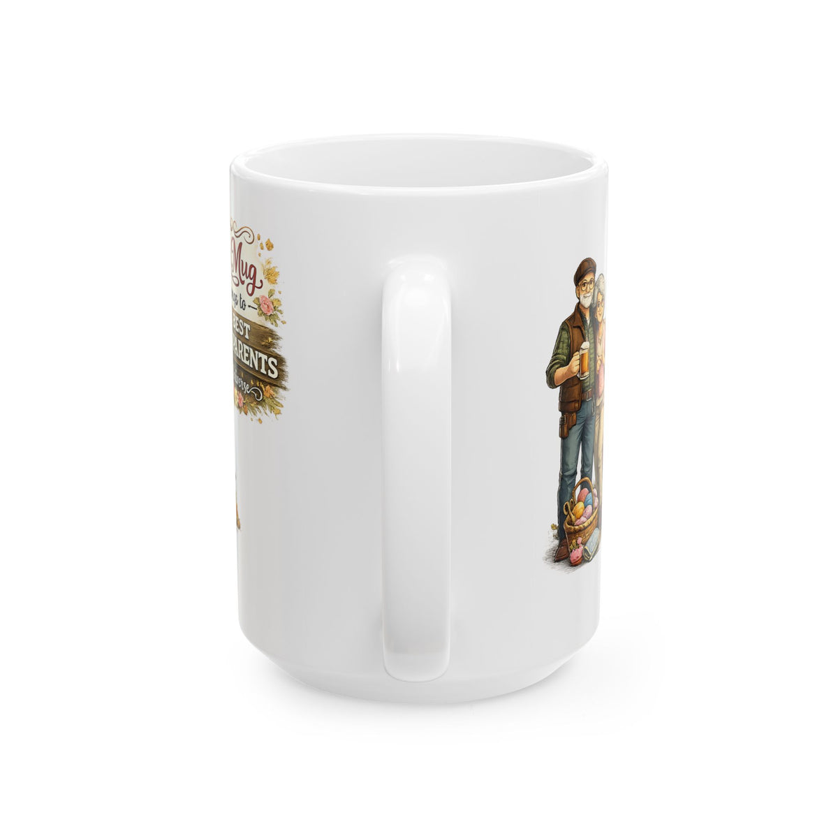 Best Grandparents Mug This Mug Belongs To The Best Grandparents in the Universe, Grandparents Coffee Mug Gift