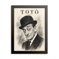 Totò Framed Poster – Classic Italian Cinema Wall Art
