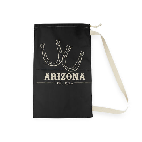 Arizona Horseshoes Laundry Bag | State Pride, Vintage Western Design