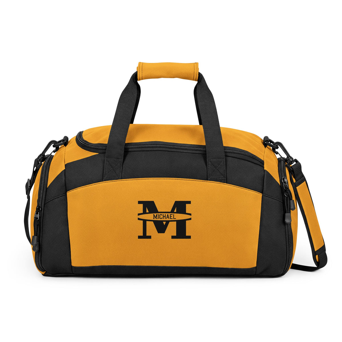 Personalized Monogram Gym Bag – Custom Initial & Name