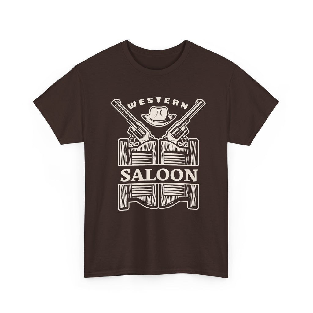 Vintage Cowboy T-Shirt – Western Saloon Retro Graphic Tee