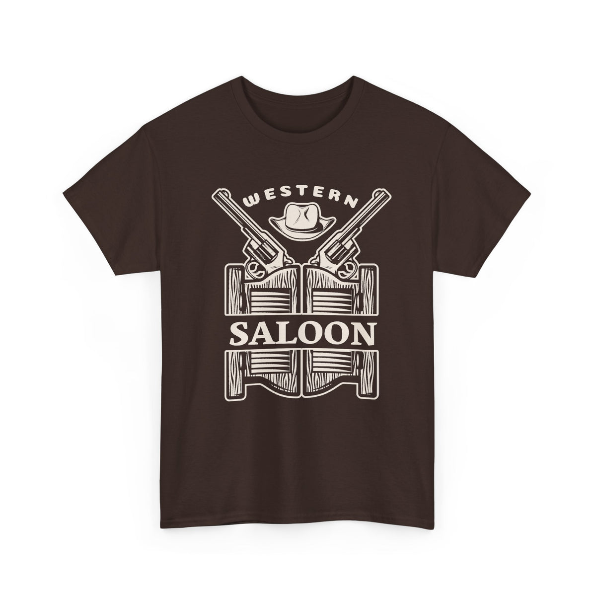 Vintage Cowboy T-Shirt – Western Saloon Retro Graphic Tee