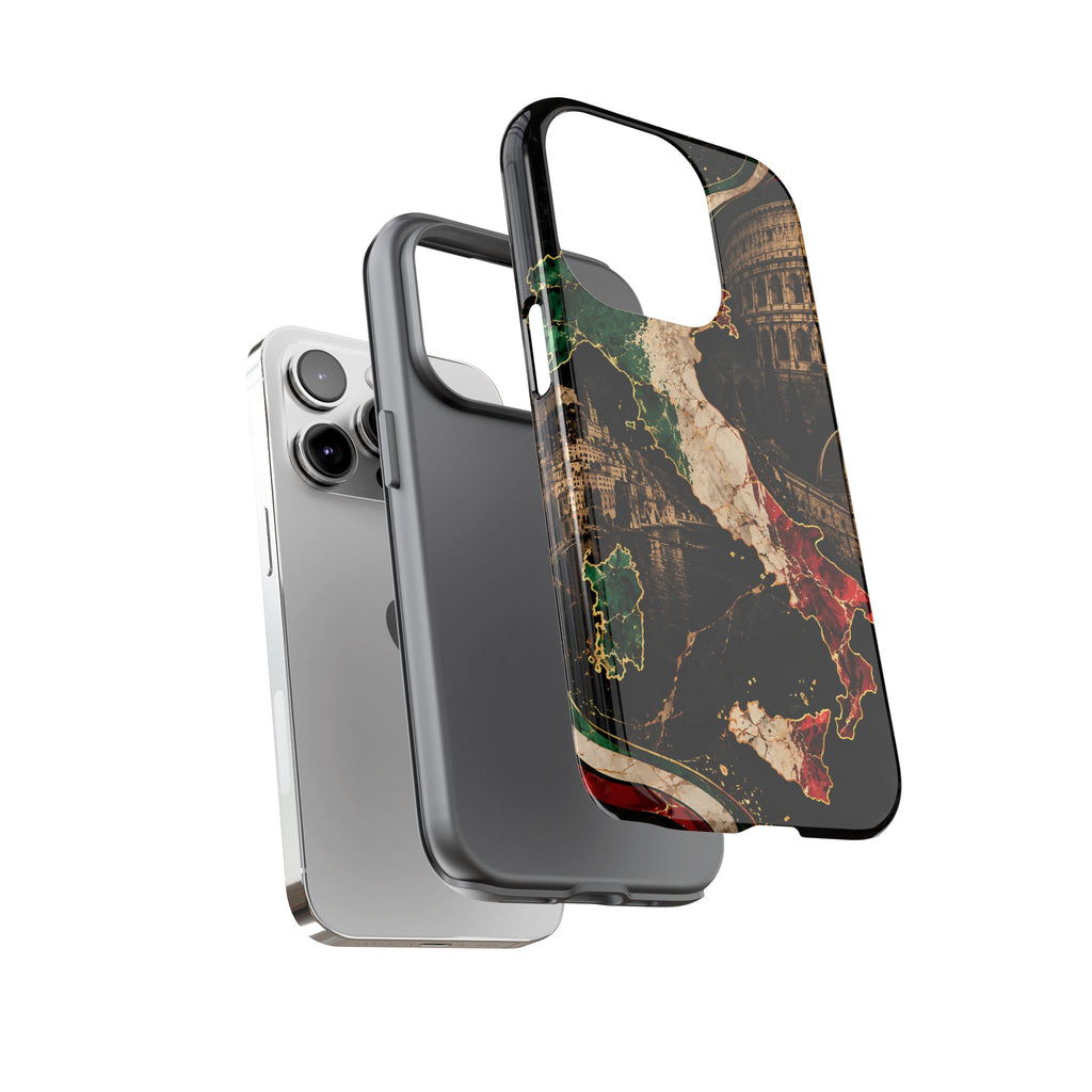 Italy Map Phone Case – Italian Heritage Rome Tough Case
