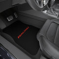 Racing Car Floor Mats – Black & Red 4-Piece Set