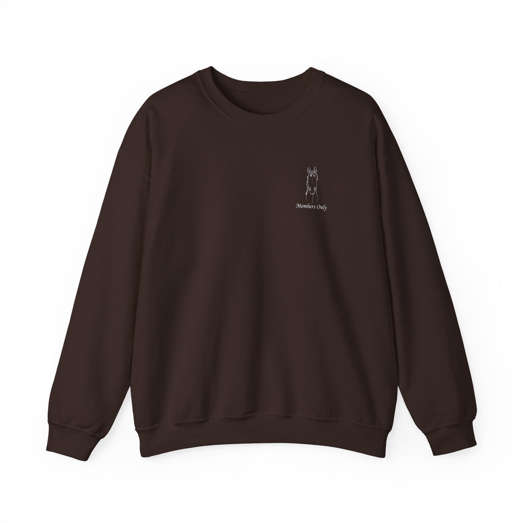 Minimalist 'Meowtain Climb' Crewneck Sweatshirt