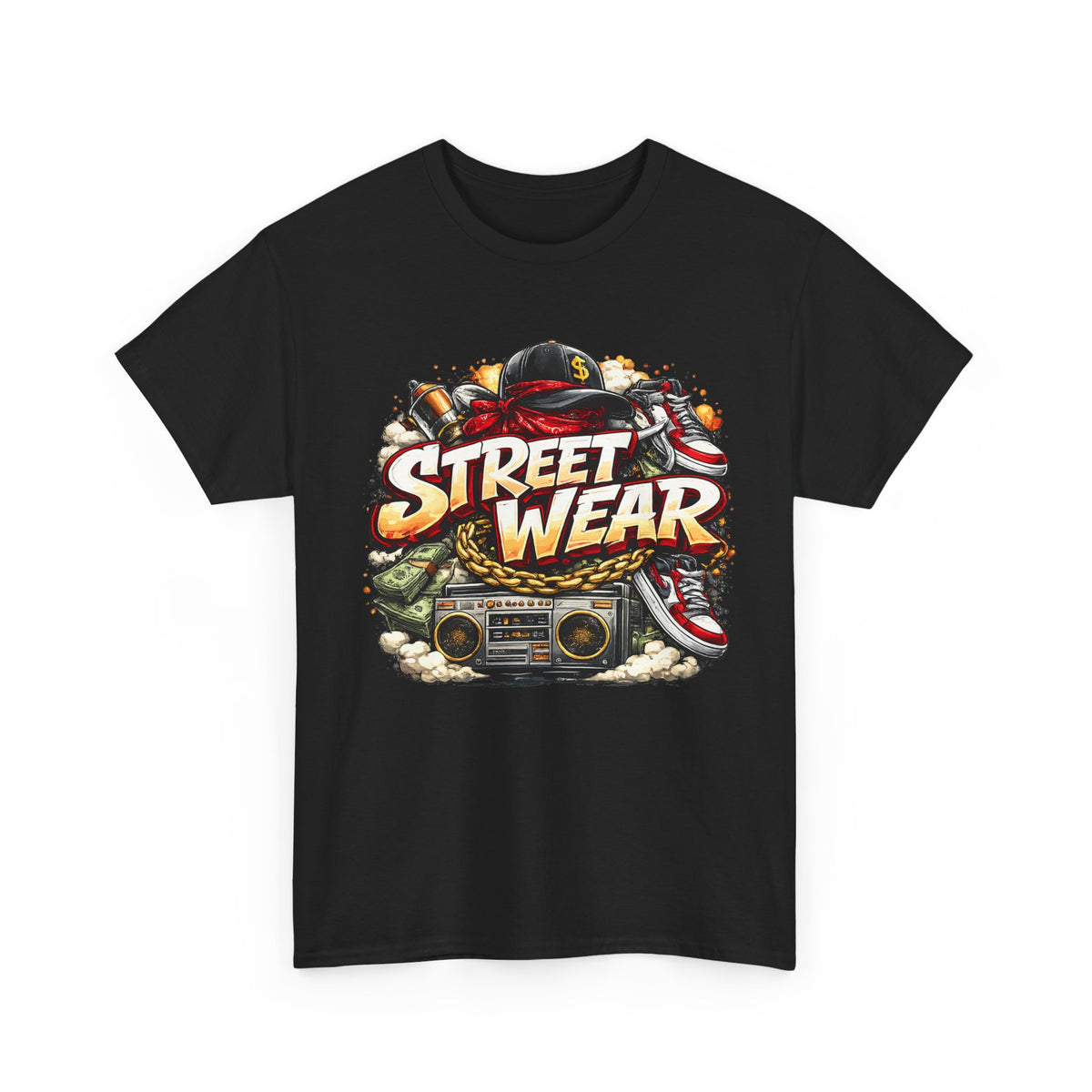 Urban Streetwear T-Shirt – Hip Hop City Graphic Tee