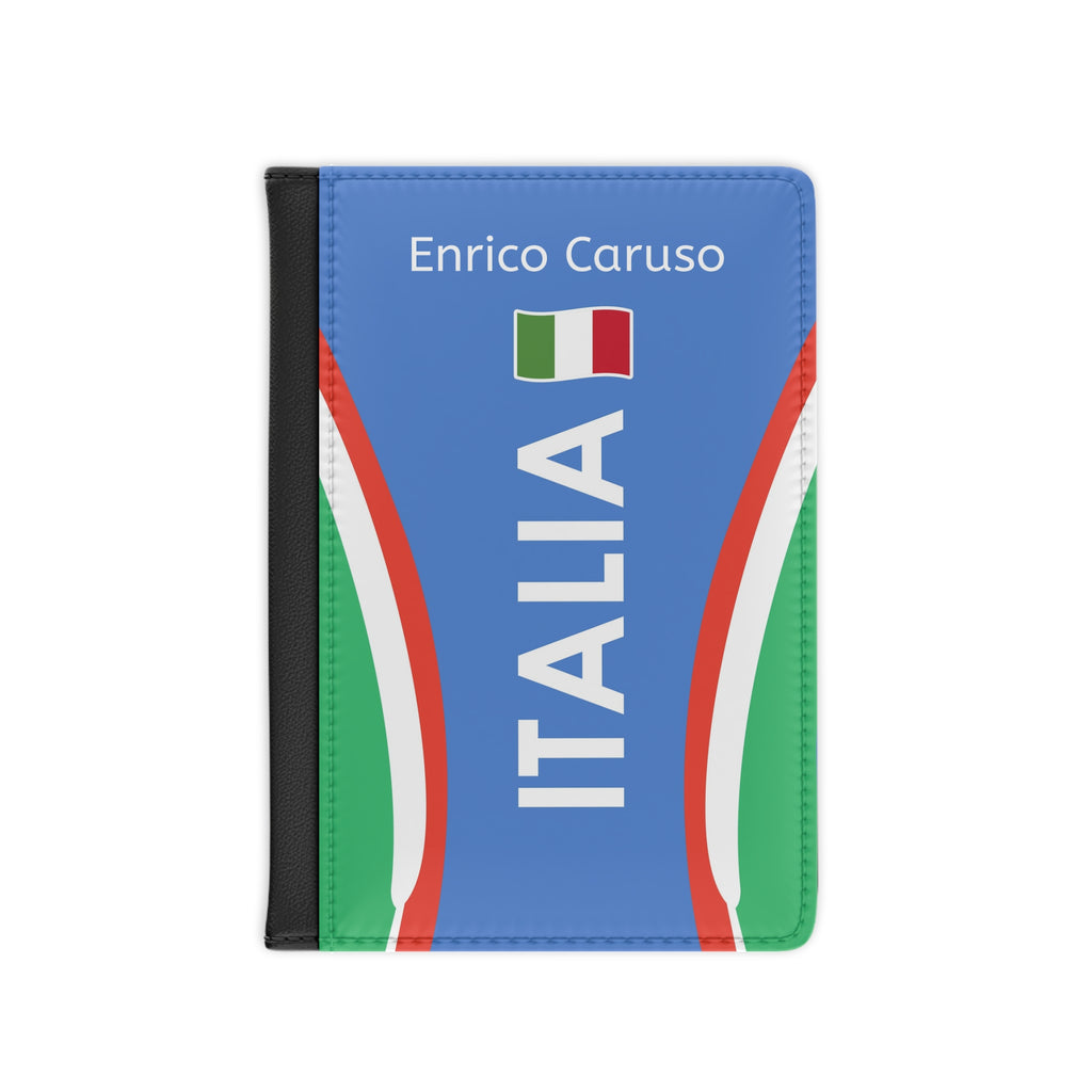 Personalized Italy Passport Cover with Name – RFID Blocking Travel Passport Holder