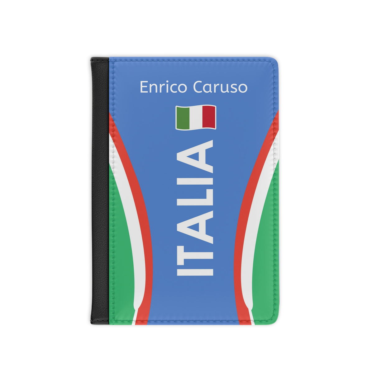 Personalized Italy Passport Cover with Name – RFID Blocking Travel Passport Holder
