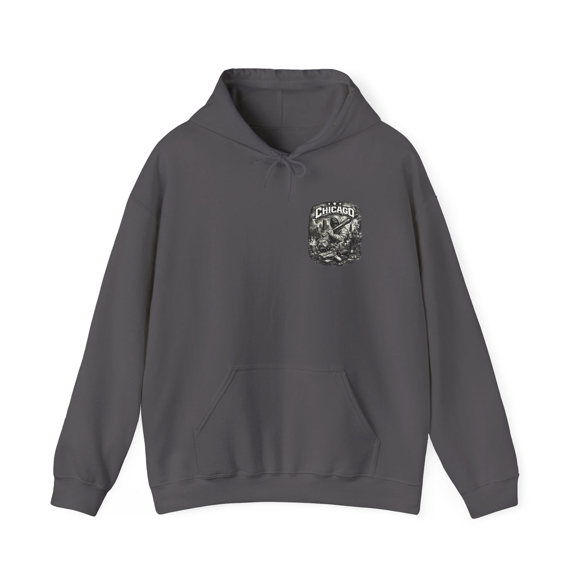 Chicago Streetwear Hoodie Graphic Hooded Sweatshirt