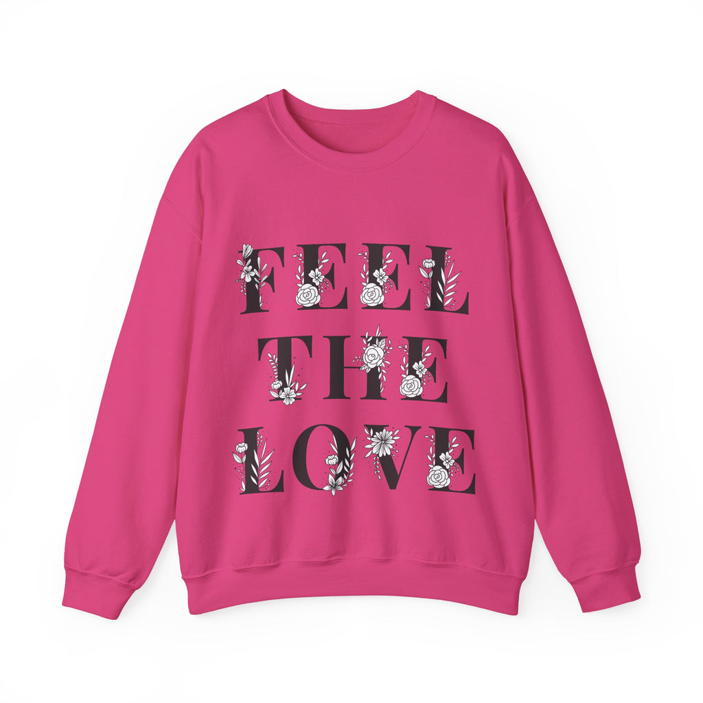 Floral Design Crewneck Sweatshirt