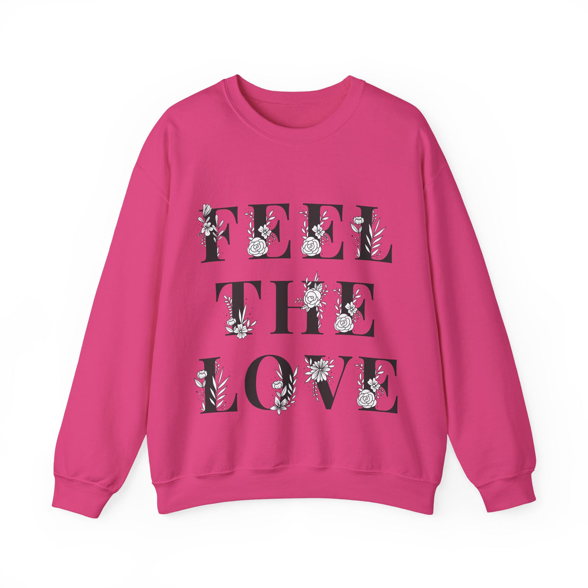 Floral Design Crewneck Sweatshirt