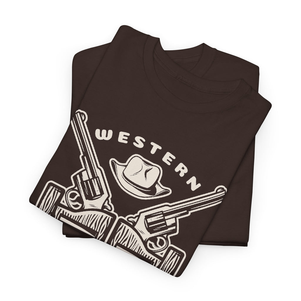 Vintage Cowboy T-Shirt – Western Saloon Retro Graphic Tee