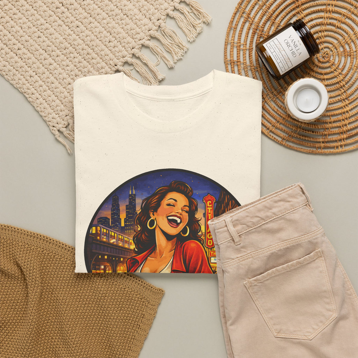 Chicago Skyline T-Shirt – Vintage Retro City Graphic Tee