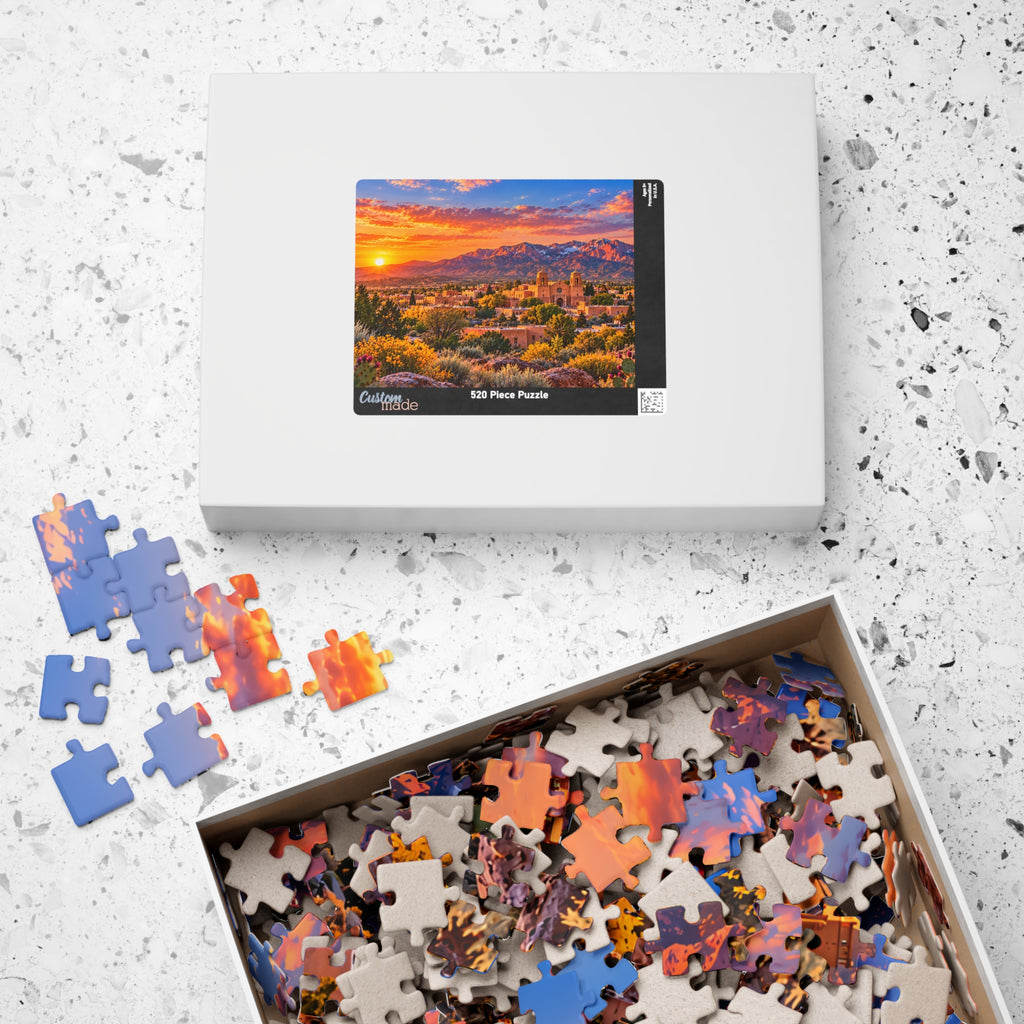 New Mexico Puzzle – Southwest Desert Landscape Jigsaw Puzzle (110, 252, 520, 1014-piece)