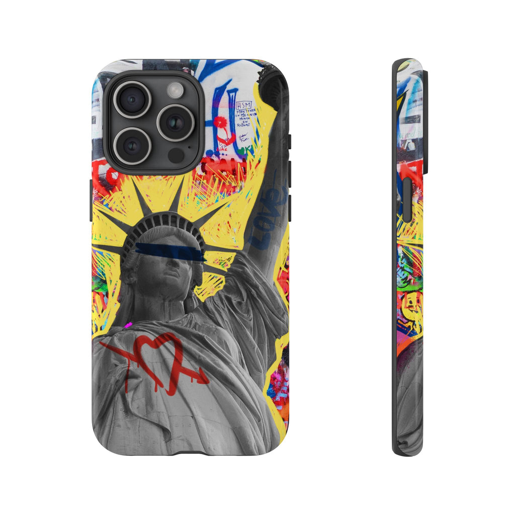 New York Street Art Phone Case – Statue of Liberty Tough Case
