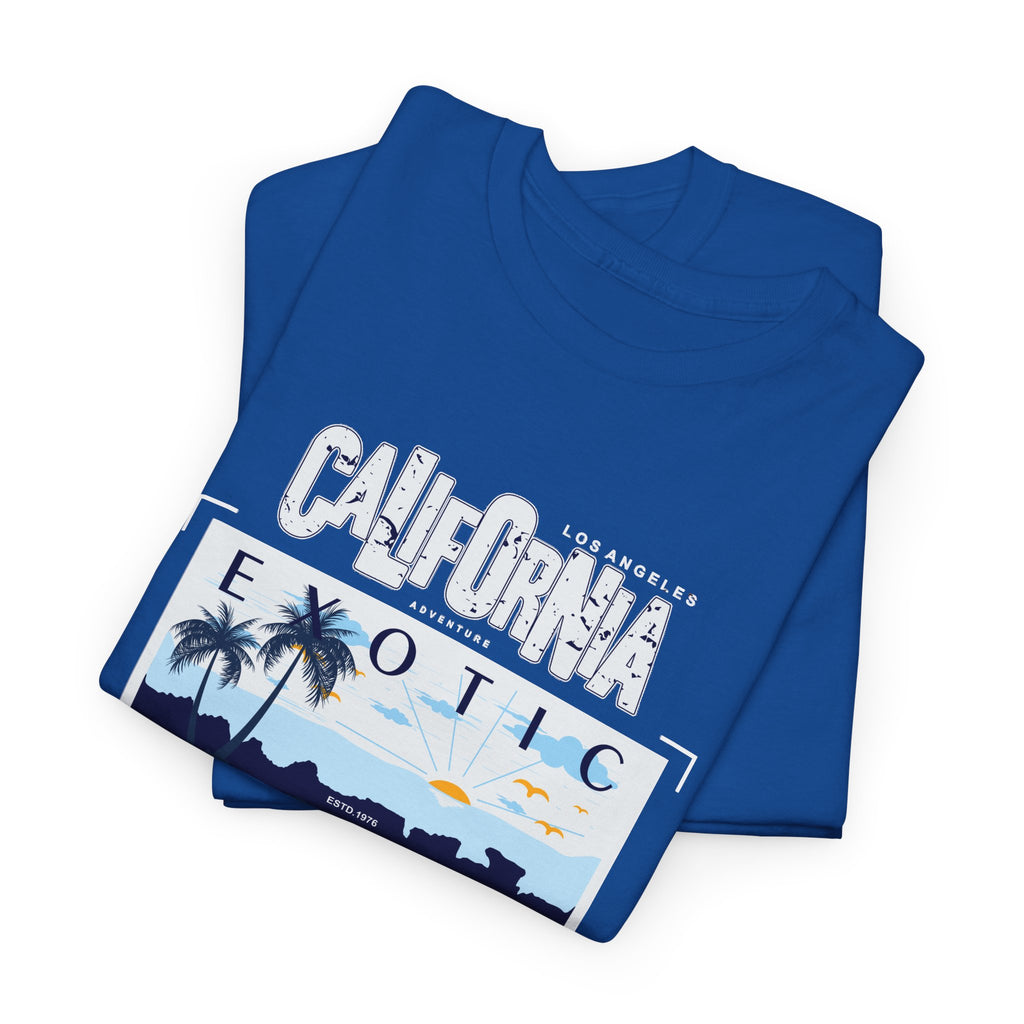 California Beach T-Shirt – Sunset Coastal Graphic Tee