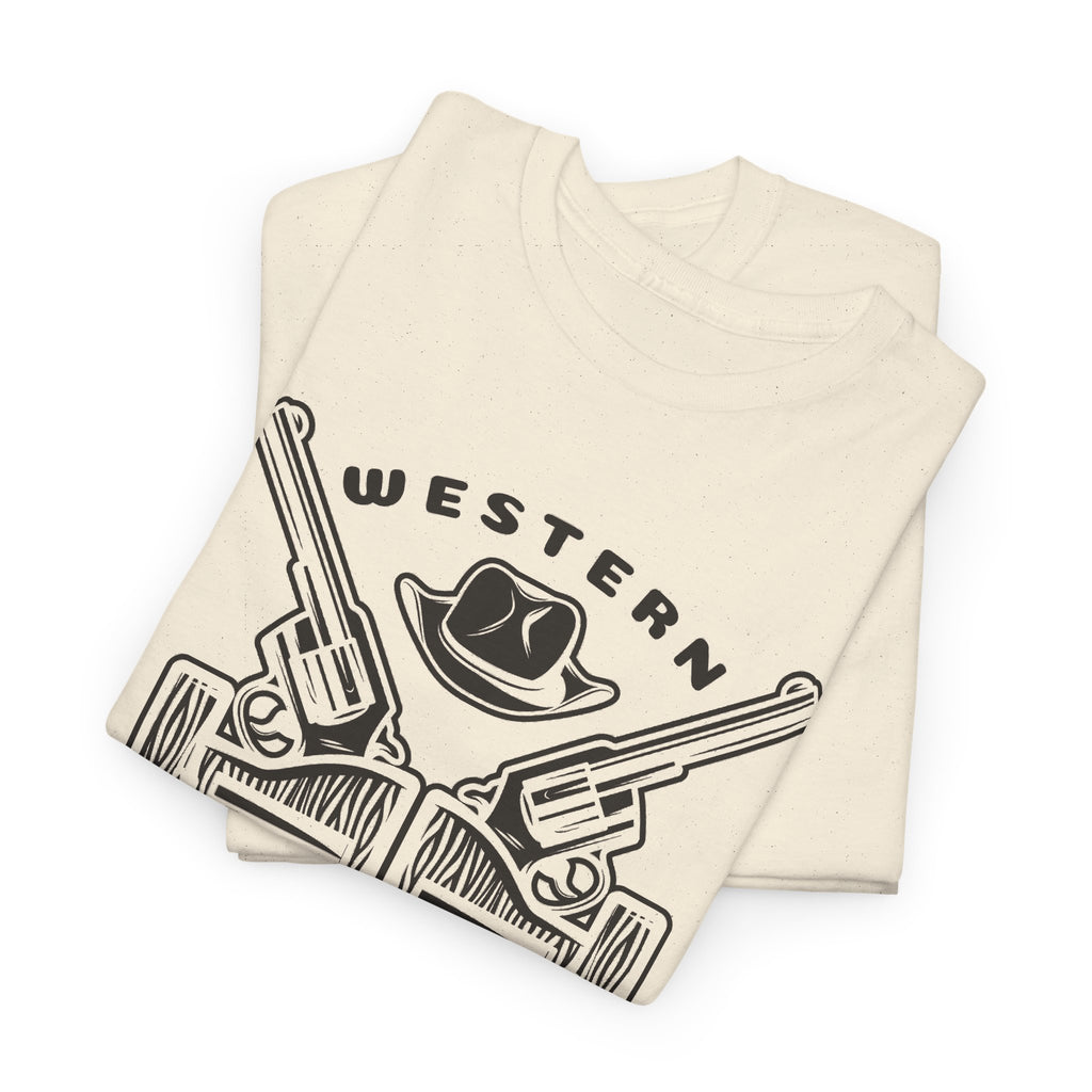 Vintage Cowboy T-Shirt – Western Saloon Retro Graphic Tee
