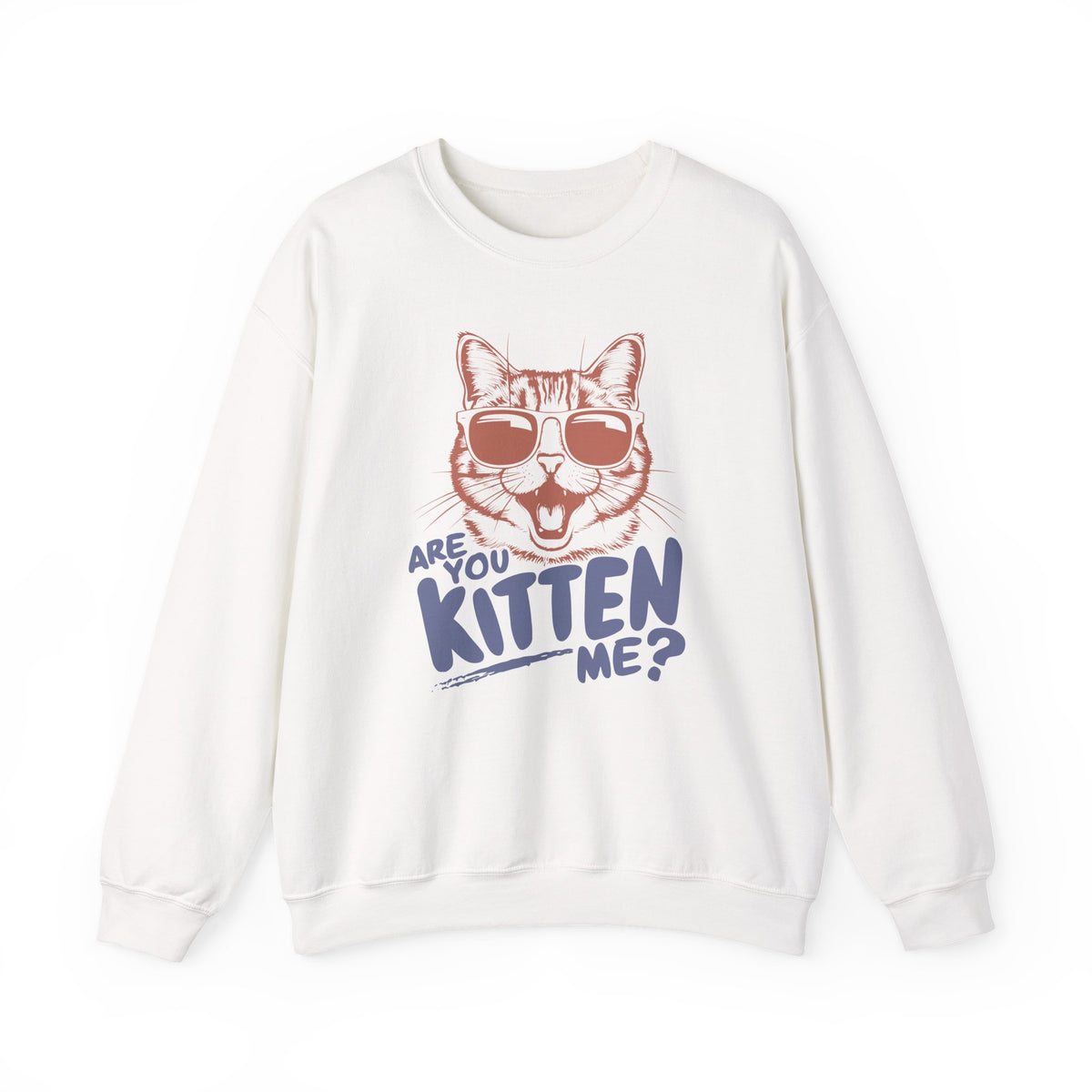 Funny Cat Sweatshirt, Cute Cat Jumper