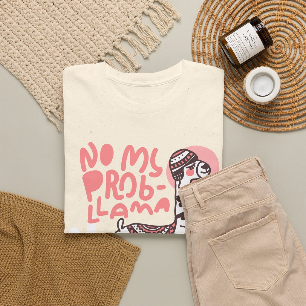 “No Prob Llama” T-Shirt – Funny Llama Graphic Tee