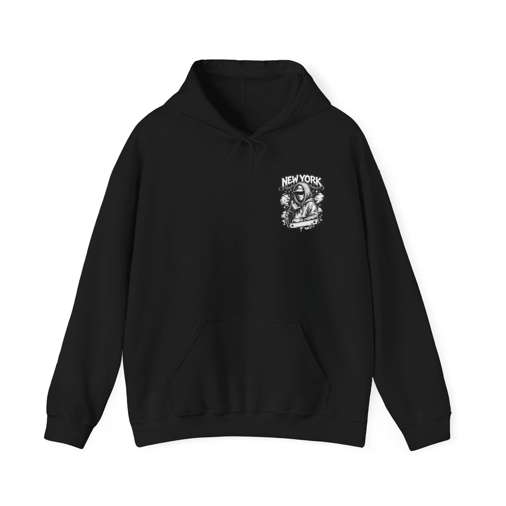 Copy of Hoodie New York Streetwear Graphic Hoodie Rooftop Graffiti DJ Design
