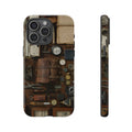 Vintage Explorer Tough Phone Case – Antique Adventure Collage