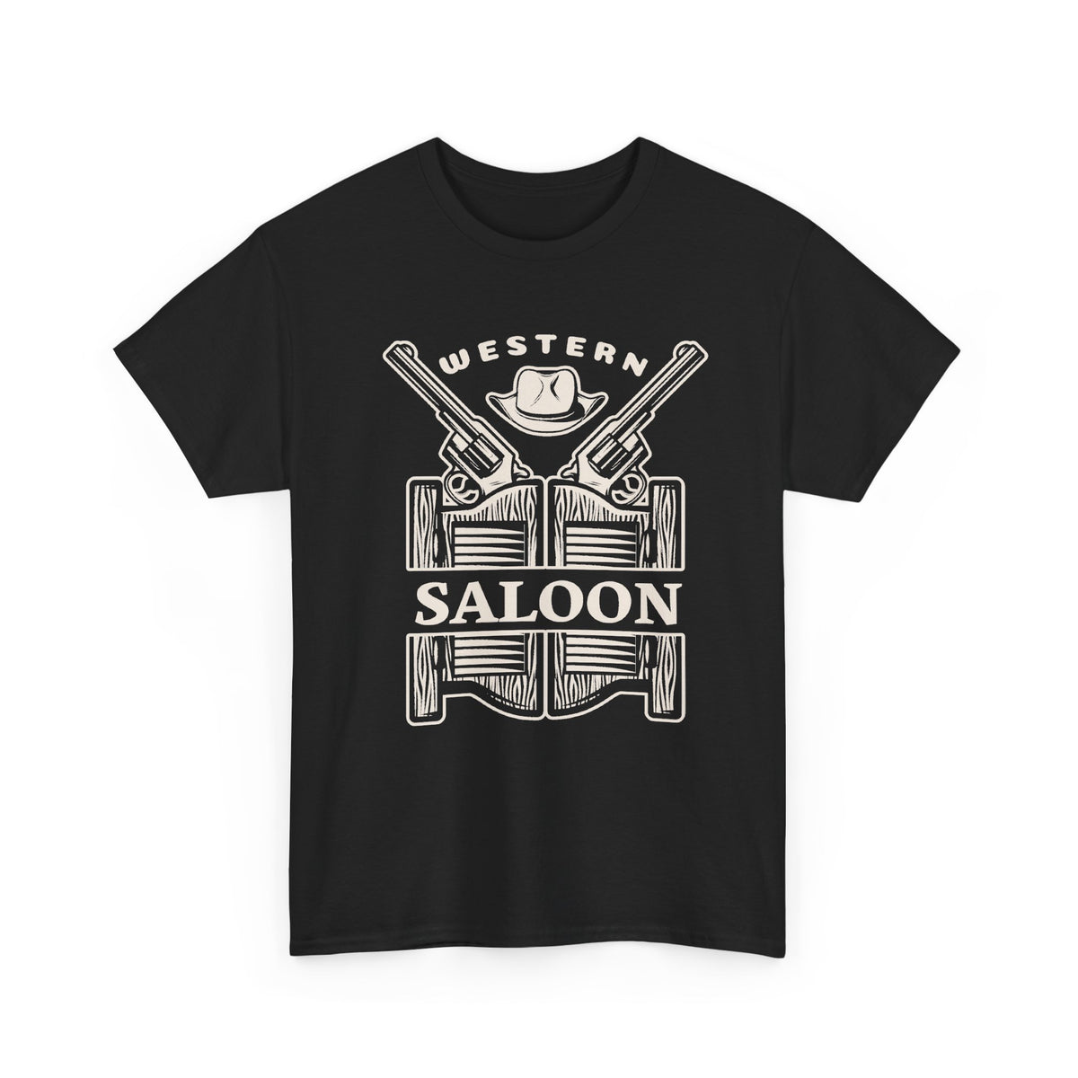Vintage Cowboy T-Shirt – Western Saloon Retro Graphic Tee