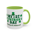 Personalized St. Patrick’s Day Mug with Name – Irish Shamrock Gift