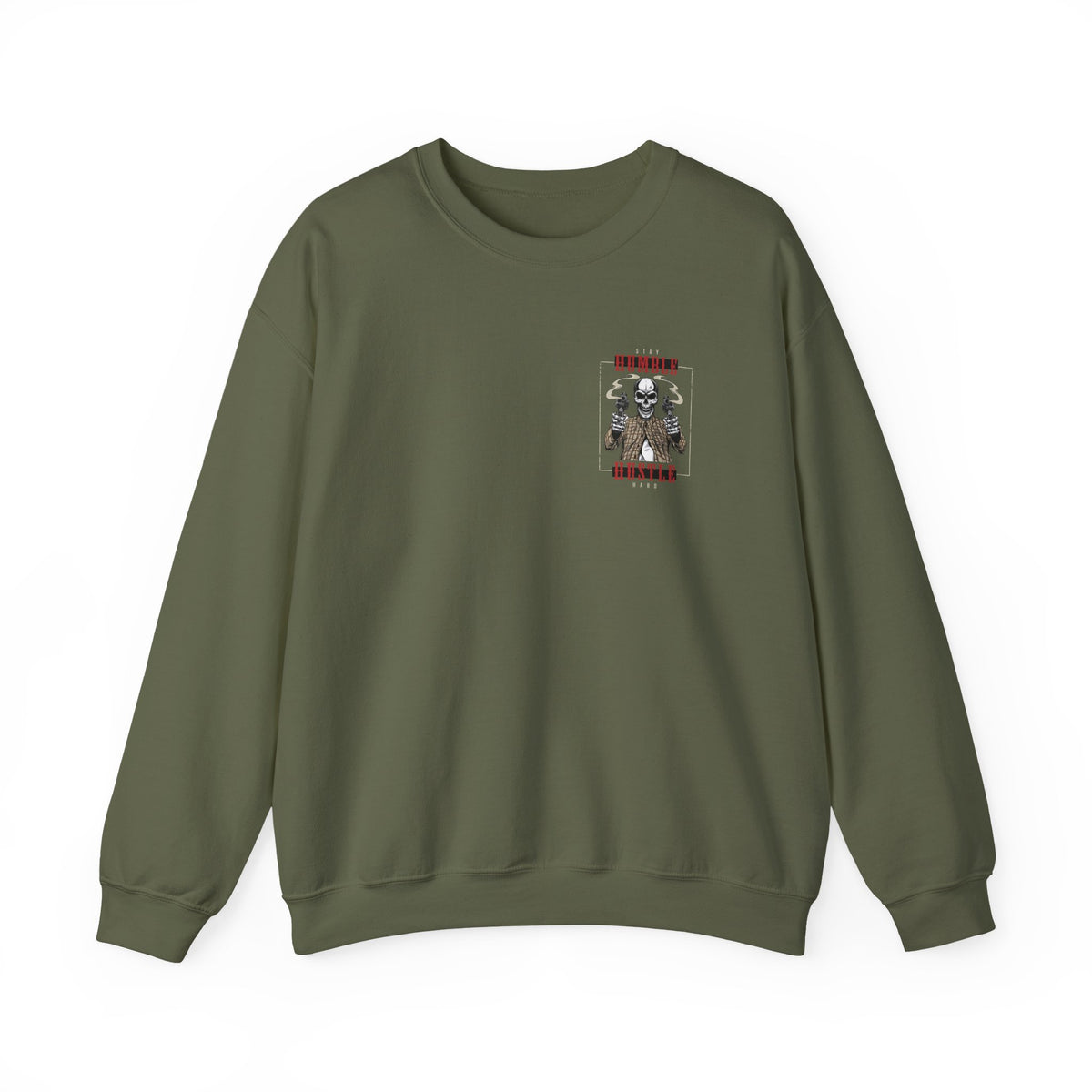 Stay Humble Hustle Hard Sweatshirt, Unisex Crewneck