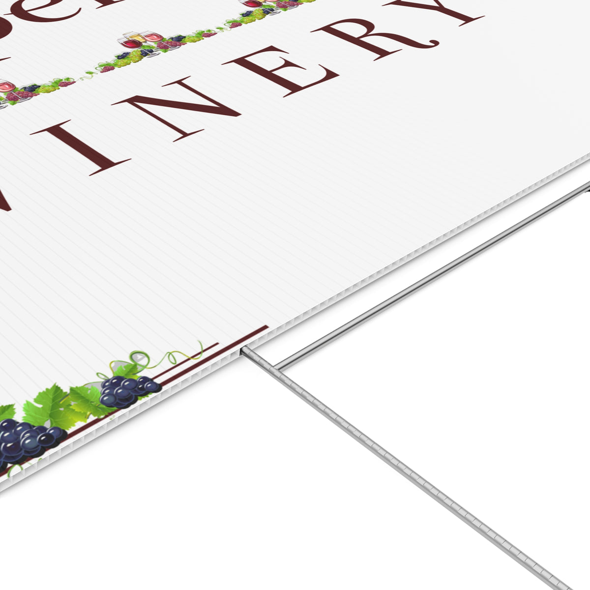 Personalized Winery Yard Sign – Custom Vineyard Business Sign Y6