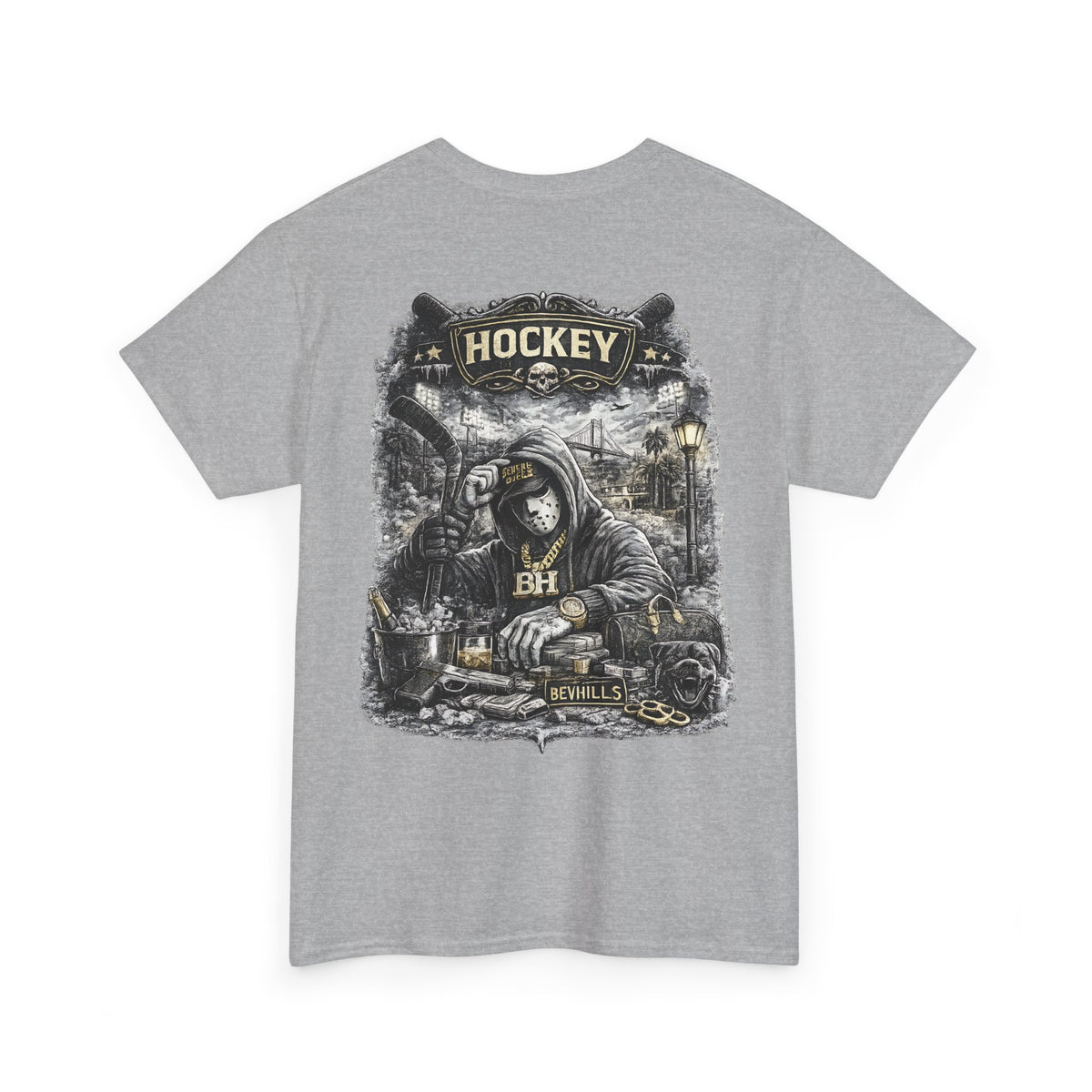 Hockey Streetwear T-Shirt – Urban Oversized Graphic Tee
