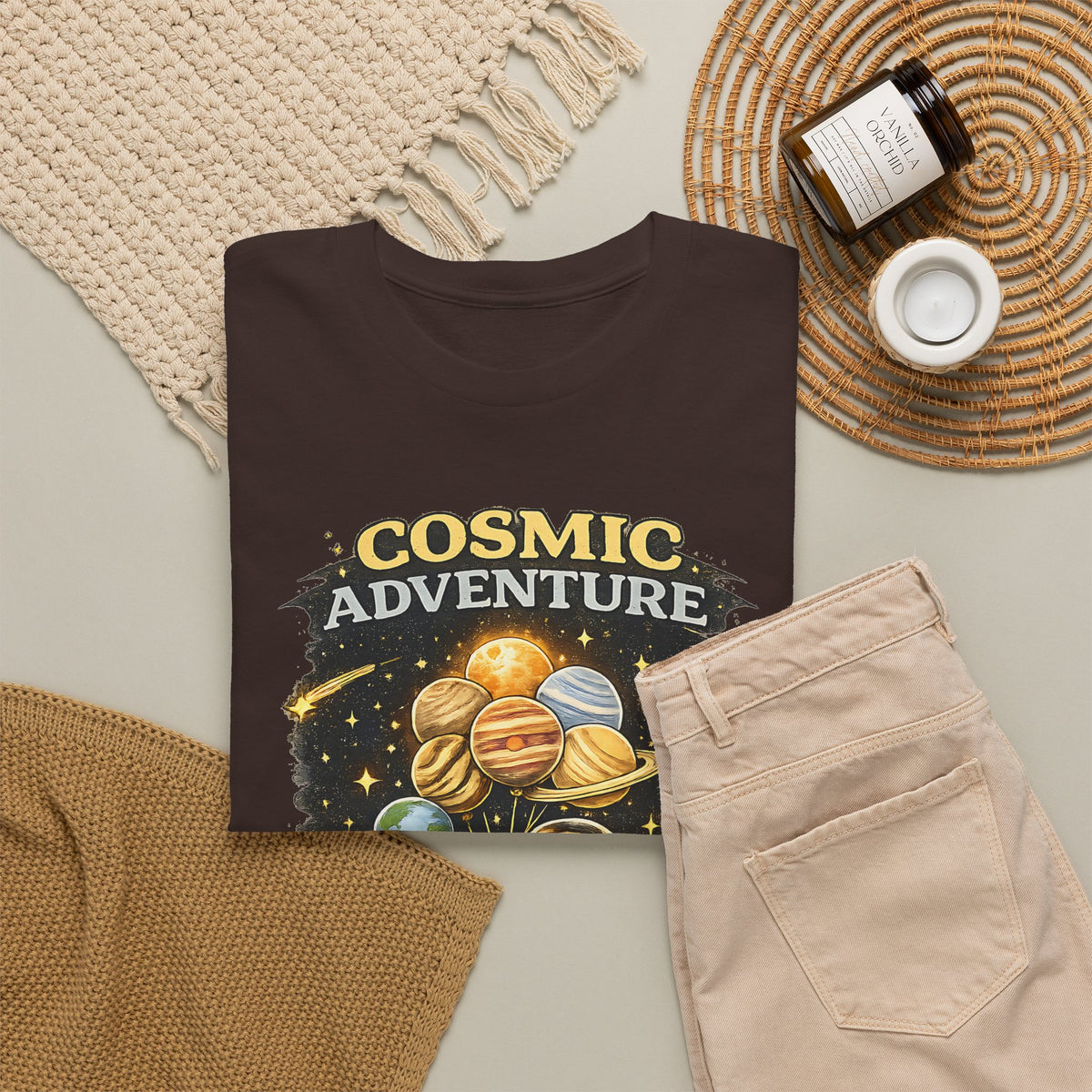 Astronaut Dog T-Shirt – Space Adventure Cosmic Graphic Tee