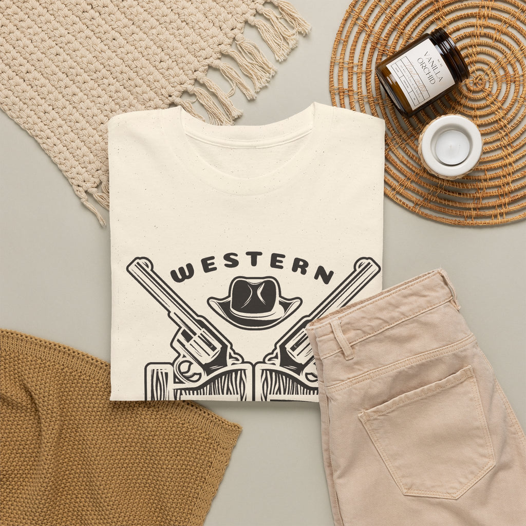 Vintage Cowboy T-Shirt – Western Saloon Retro Graphic Tee