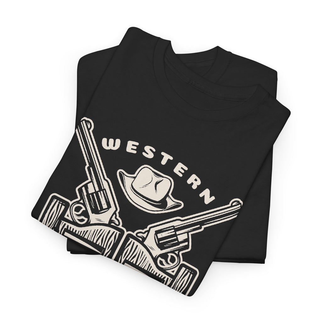 Vintage Cowboy T-Shirt – Western Saloon Retro Graphic Tee