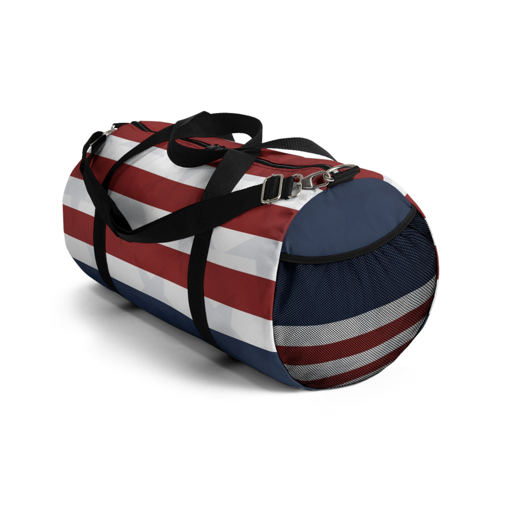 Americana Stripe Duffel Bag – Red White & Navy Design