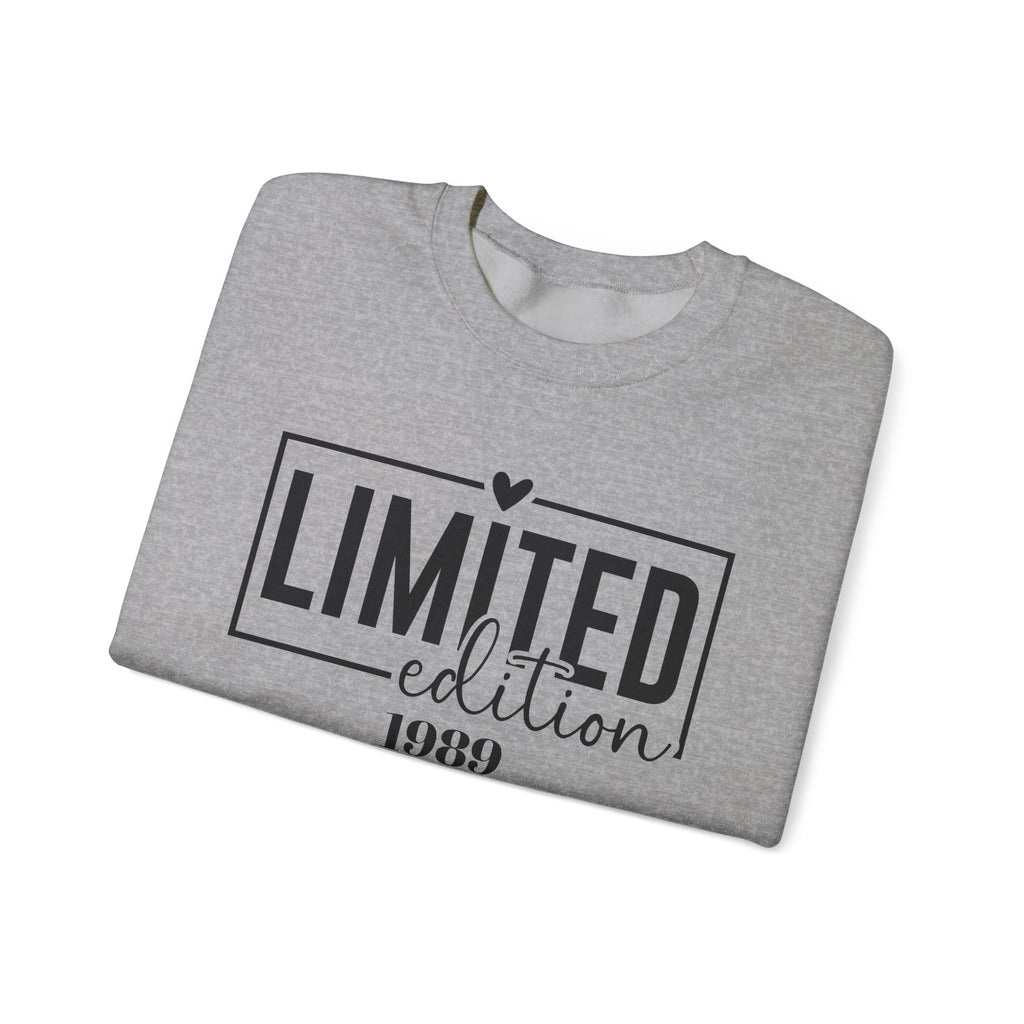 Limited Edition custom date of birth Unisex Crewneck Sweatshirt