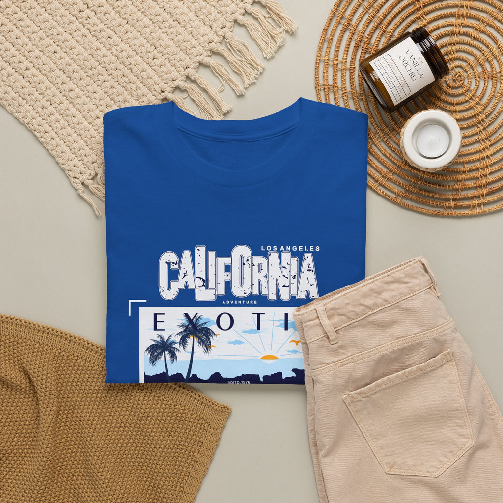 California Beach T-Shirt – Sunset Coastal Graphic Tee