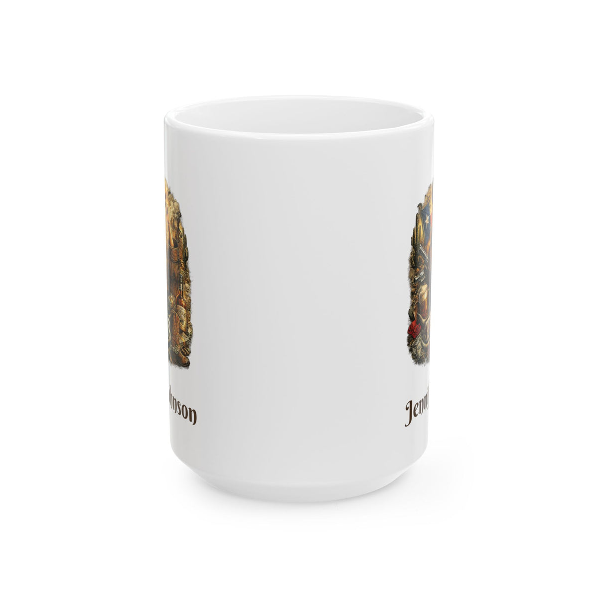 Personalized Texas Cowgirl Mug with Name – Western Gift