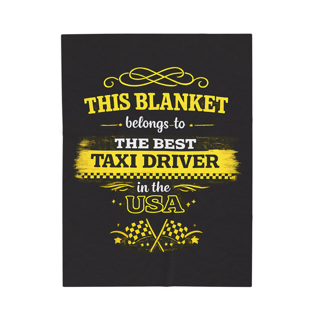 Best Taxi Driver Blanket Gift for Taxi Driver  Funny Cab Driver Gift  USA Taxi Appreciation Throw