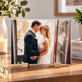 Personalized Wedding Photo Ceramic Tile 6" × 8" | Custom Couple Picture Tile | Wedding Keepsake Gift | Anniversary Home Decor