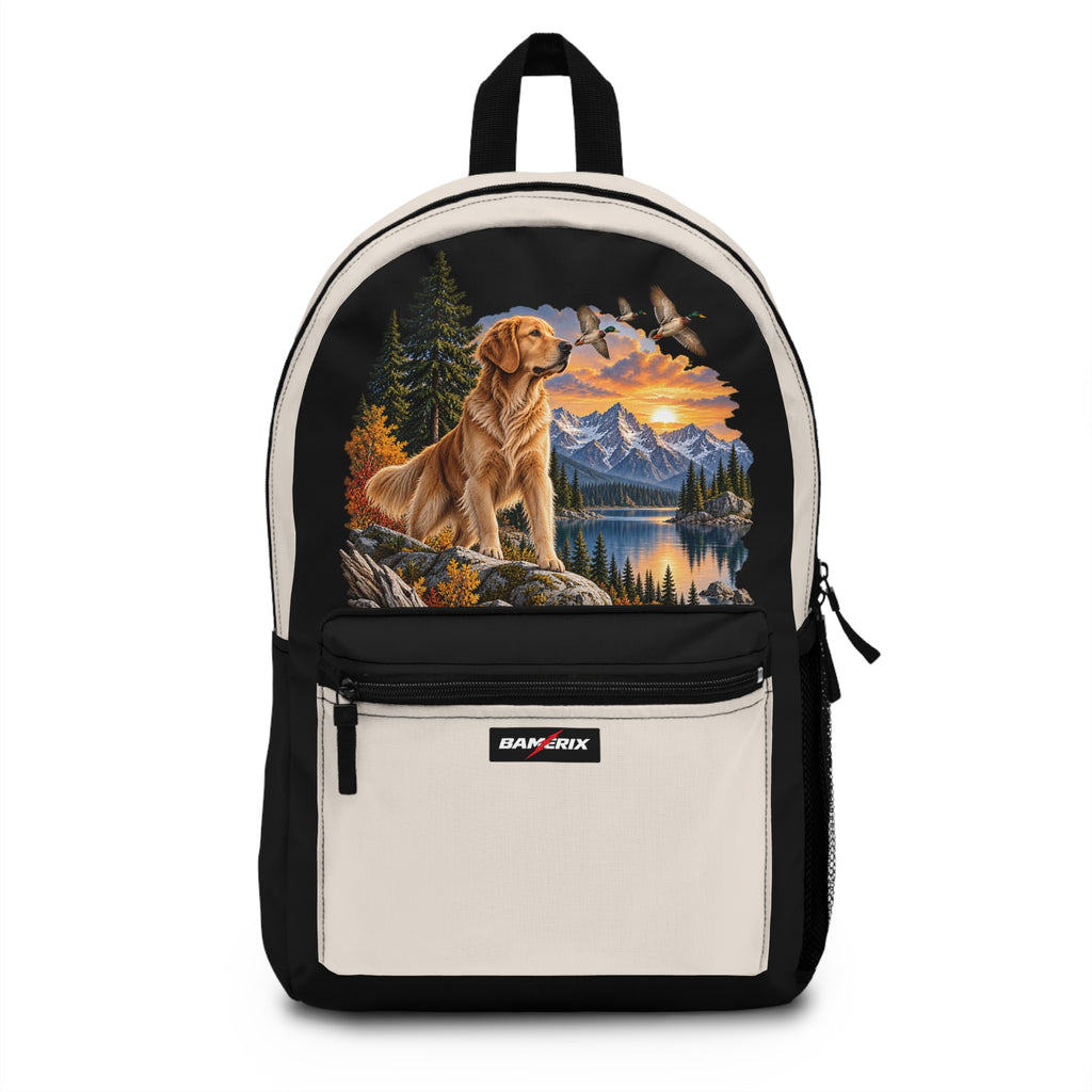 Golden Retriever Duck Hunting Backpack – Outdoor Wilderness Design