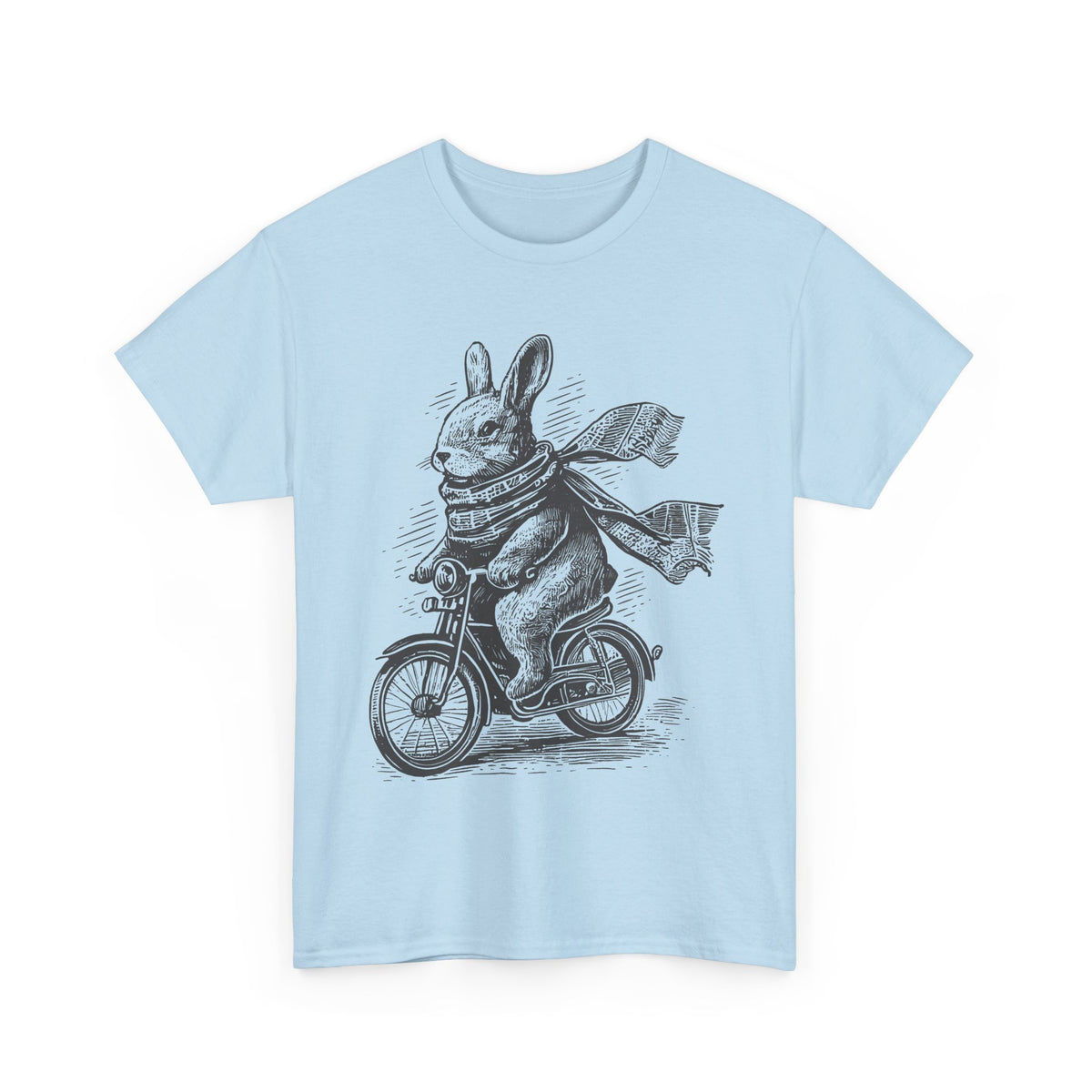Bicycle Bunny T-Shirt – Funny Vintage Rabbit Graphic Tee