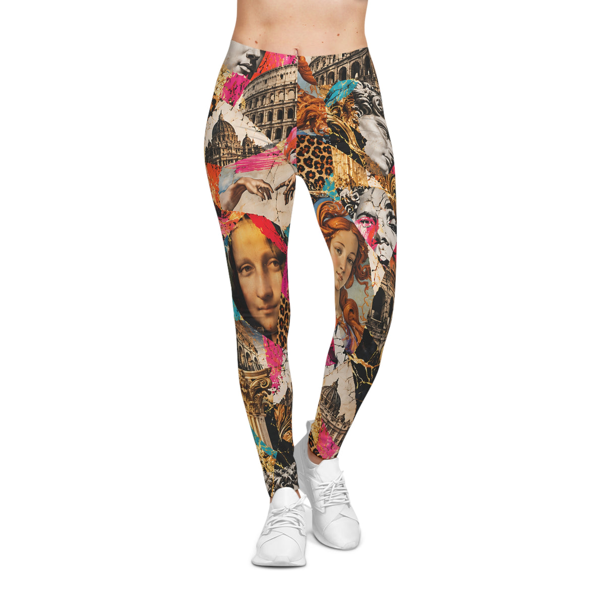 Italian Renaissance Art Leggings – Rome & Classical Collage