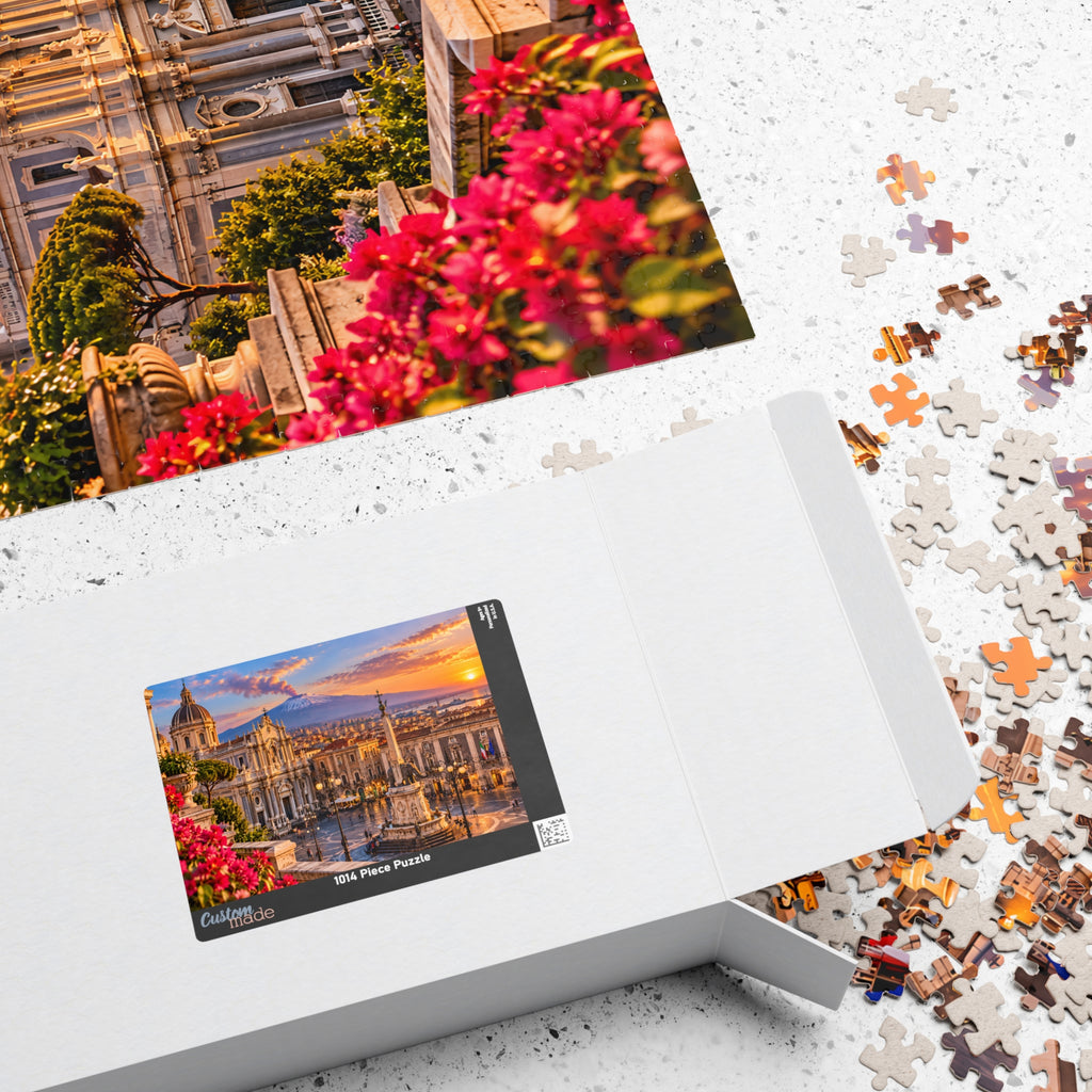 Catania Sicily Jigsaw Puzzle – Italy Travel Gift | Bamerix — (110, 252, 520, 1014-piece)
