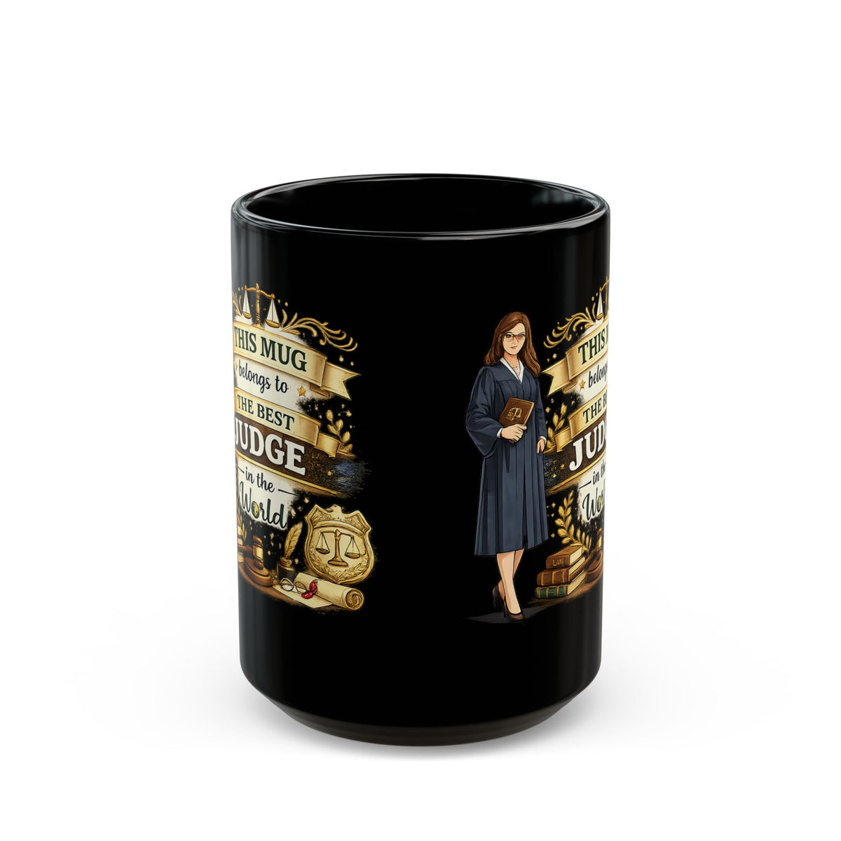 Best Judge Mug This Mug Belongs To The Best Judge in The World, Judge Gift Coffee Mug, Law Office Cup