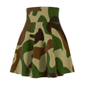 Camouflage Skater Skirt – Green Camo Print