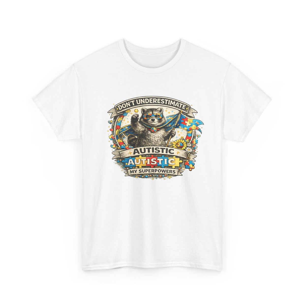 Autism Superpowers T-Shirt – “Don’t Underestimate Autistic” Graphic Tee