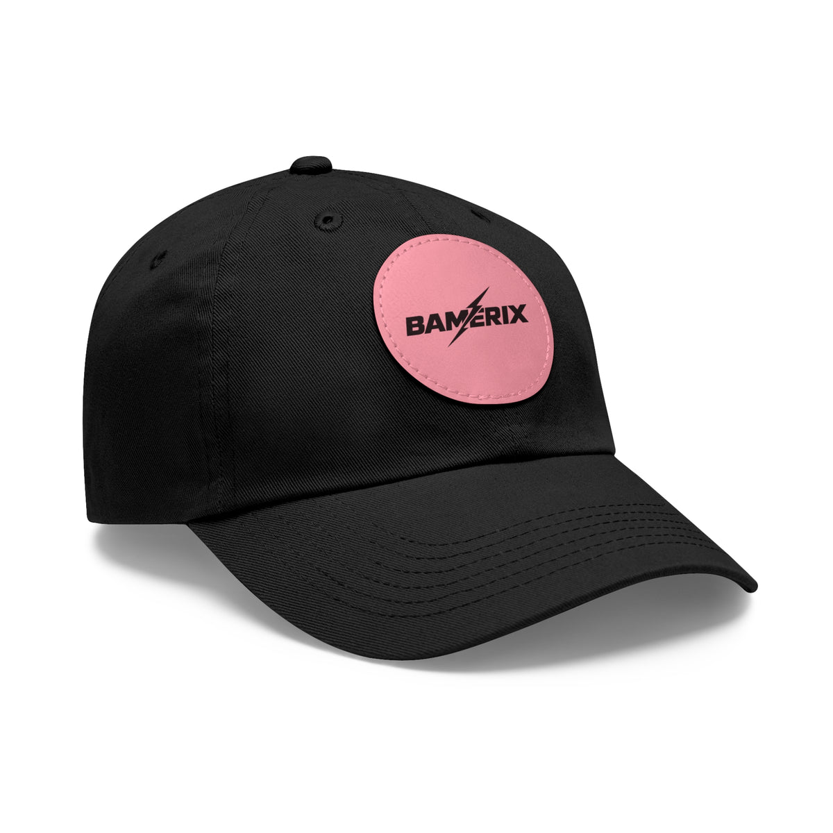 Bamerix Leather Patch Dad Hat – Classic Logo Baseball Cap